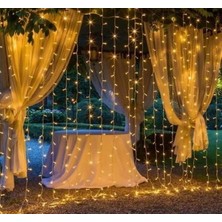 İntora 3x3 Perde LED 300 Adet Ledli Gün Işığı 8 Mod Eklemeli Pl-10