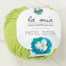 Twin Store La Mia Pastel Cotton Fıstık Yeşili El Örgü Ipi - L186 - 33960