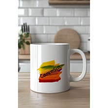 YasBey Design Canımsın Tasarımlı 330ML Baskılı Beyaz Seramik Kupa Bardak