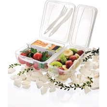 Vice Avm Takeaway Ergonomik Asorti Çatal Bıçaklı Pratik Yoğurt Saklama Kabı GO-53-vice 01534