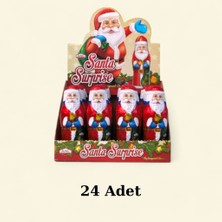 Nostaljik Lezzetler 24 Adet Noel Baba Figür Çikolata