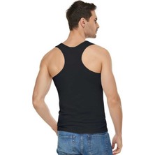 Elit Erkek Siyah 3'lü Paket Likralı Pamuk Sporcu Atlet-Siyah-M