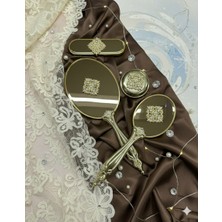 Miss Ayza Missayza Hürrem Serisi: Osmanlı Zarafeti 4’lü Lüks Çeyizlik Ayna & Fırça Seti