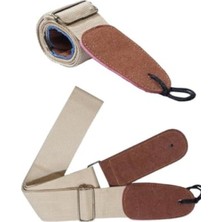 MarkEntegra Gitar Omuz Askısı, Krem Renk, 87-146 cm