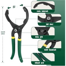 MarkEntegra Ayarlanabilir Yağ Filtresi Sökme Anahtarı Pensesi - 24 cm