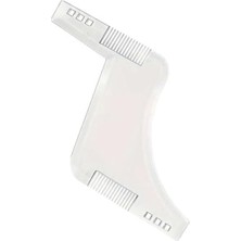 MarkEntegra Sakal ve Bıyık Bakım Şekillendirme Şablonu ve Tarağı