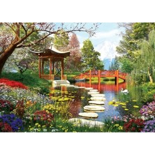 MarkEntegra 1000 Parça Çiçekli Göl Yapboz