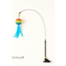 MarkEntegra Interaktif Kedi Oyuncağı, Vakumlu Tüylü Oltası