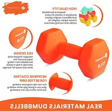 MarkEntegra Yumuşak Kaymaz Grip ile Çift Dambıl Seti - 2 Adet