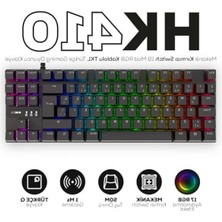 MarkEntegra Mekanik Switch 19 Mod Rgb Kablolu Tkl Oyun Klavyesi (Kırmızı Switch)