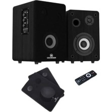 MarkEntegra 4 Inç Çift Aktif Stüdyo Referans Monitörü, Bluetooth ve USB Desteği