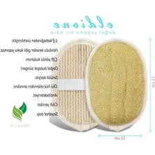 MarkEntegra Çift Taraflı Oval Kabak Lifi - Antibakteriyel Banyo ve Temizlik Süngeri