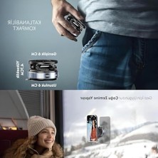 MarkEntegra Mıknatıslı Vakumlu Telefon Tutucu - 360° Döner Tasarım