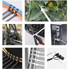 MarkEntegra Siyah Plastik Kablo Bağı - 4.8X300MM (100 Adet)