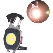 MarkEntegra Çok Fonksiyonlu LED El Feneri - Anahtarlık Düdük ve Kesici Özellikli