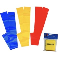 MarkEntegra 3'lü Pilates Egzersiz Lastiği Seti - Dayanıklı ve Esnek