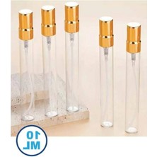 MarkEntegra 10 ml Kapasiteye Sahip Boş Cam Parfüm Şişesi Vidalı Tasarım