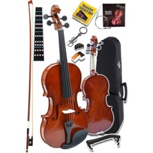 MarkEntegra Profesyonel 4/4 Keman Seti - Yastık, Tel ve Aksesuarlar