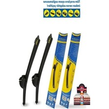 MarkEntegra Muz Silecek Silgi Takımı - Cam Sabunu Hediyeli (65 cm * 45 Cm)