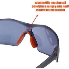 MarkEntegra Bisiklet Güneş Gözlüğü Uv Korumalı Silikon Burunlu Bisikletçi Gözlük Füme