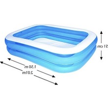 MarkEntegra Büyük Dikdörtgen Aile Havuzu 201X150X51 cm
