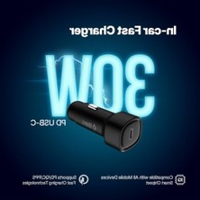 MarkEntegra Araç Hızlı Şarj Aleti - 30W Pd Usb-C