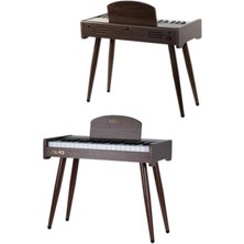 MarkEntegra Ahşap Çocuk Piyanosu - 37 Tuşlu Gerçek Tuşlar