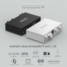 MarkEntegra Yüksek Kalite Usb-C Ses Kartı (2-Giriş/2-Çıkış, 24BIT/192KHZ)
