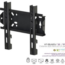 MarkEntegra 19"-32" Sabit Kilitli LCD LED Tv Duvar Askı Aparatı - 25 kg Taşıma Kapasitesi
