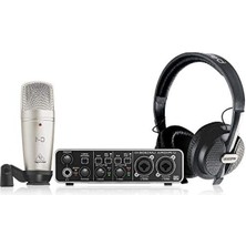 MarkEntegra Tam Kayıt Stüdyosu Paketi, Yüksek Çözünürlüklü USB Ses Arayüzü ve Mikrofon