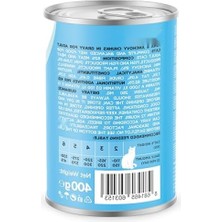 MarkEntegra Taze Ton Balıklı ve Hamsi Parça Etli Yaş Mama (400 G x 12 Adet)