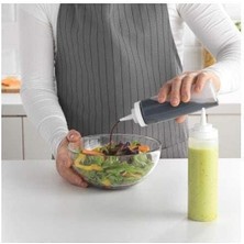 MarkEntegra Şeffaf Plastik Sıkma Şişe Seti, 2'li Paket