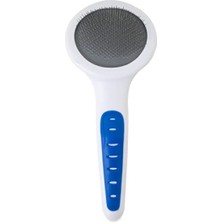 MarkEntegra Yumuşak Kedi Fırçası, Beyaz ve Mavi Renk