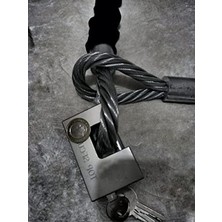 MarkEntegra 1.5 Metre Kesilmez Çelik Halat Motorsiklet Zincir Kilidi