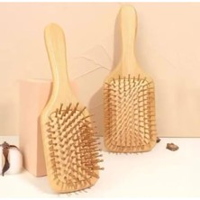 MarkEntegra Bambu Uçlu Ahşap Saç Fırçası - Antistatik Özellik