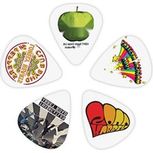 MarkEntegra Ince Kalınlıkta Beatles Temalı Selüloit Gitar Peni Seti