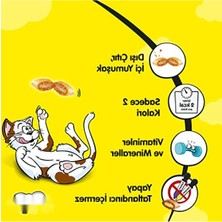 MarkEntegra Somon ve Peynirli Kuru Kedi Ödül Maması (60 Gr, 2'li Paket)