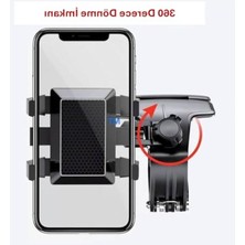 MarkEntegra Çok Amaçlı Araç Içi Telefon Tutucu Klipsi