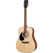 MarkEntegra Dreadnought Tipi Akustik Gitar, Açık Gözenek Bitişi
