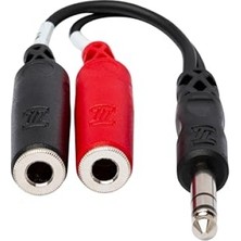 MarkEntegra 1/4 Inç Trs (M) - Ikili 1/4 Inç Tsf (F) Stereo Breakout Kablo