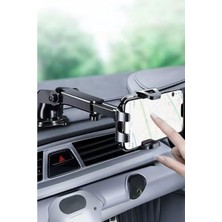 MarkEntegra Teleskopik Araç Içi Telefon Tutucu - 360° Döner, Vantuzlu