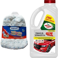 MarkEntegra Cilalı Oto Yıkama Şampuanı ve Yıkama Eldiveni Seti - 60 Yıkama