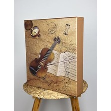 MarkEntegra Keman Desenli Fotoğraf Albümü - 600 Fotoğraf Kapasiteli