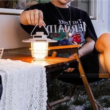 MarkEntegra Suya Dayanıklı Vintage LED Kamp Lambası - 5.000 Mah