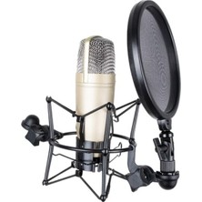 MarkEntegra Profesyonel Shock Mount Standı ve Pop Filtre Seti