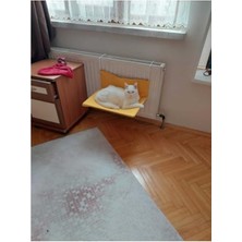 MarkEntegra Sarı Renkli Kedi Hamağı, Kalorifer Hamak, M Boyut