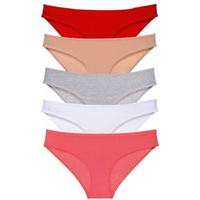 Toyigoo 5 Adet Süper Eko Set Likralı Kadın Slip Külot 525 TYG-84037RS