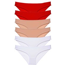 Toyigoo 6 Adet Süper Eko Set Likralı Kadın Slip Külot 547 TYG-84037RS