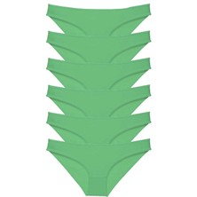 Toyigoo 6 Adet Süper Eko Set Likralı Kadın Slip Külot Yeşil TYG-84037RS