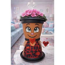 Toyigoo Leo Hanım Dekoratif Saksı 1,7 Litre TYGRSYT9573